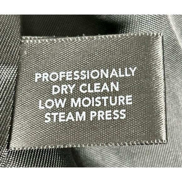 Anne Klein Black Wool Mohair Blend Overcoat Coat Women's Size 14 WPL 7888 - Picture 11 of 11